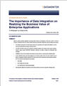 The Importance of Data Integration on Realizing the Business Value of Enterprise Applications